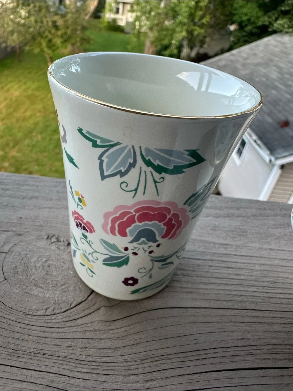 Vintage Judith Raises Otagiri Floral bathroom set